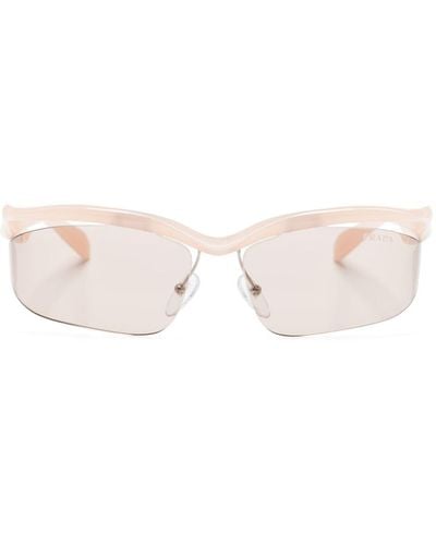 Prada PRA25S Sonnenbrille mit Design-Gestell - Pink