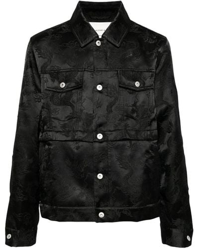 Feng Chen Wang Dragon-jacquard Jacket - Black