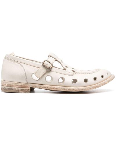 Officine Creative Lexi Leather Loafers - White