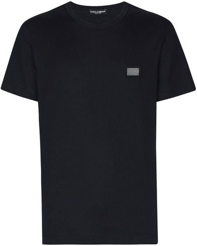 Dolce & Gabbana T-shirt Met Logo - Zwart