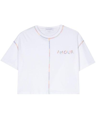 Maison Labiche Amour Alesia Tシャツ - ホワイト