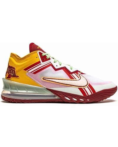 Nike X Mimi Plange Lebron 18 Low "higher Learning" Sneakers - White