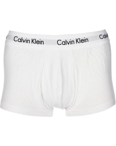 Calvin Klein Pack Of Three Low Rise Trunks - ホワイト
