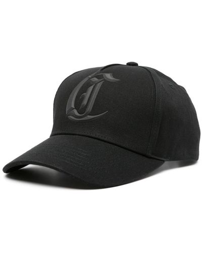 Just Cavalli Logo-embossed Cotton Baseball Cap - Black