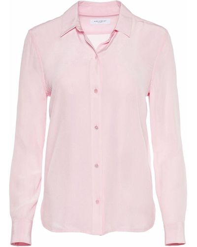 Equipment Leema シルクシャツ - ピンク