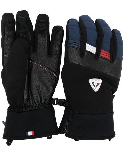 Rossignol Strato Logo-appliqué Gloves - Black