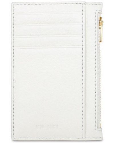 Yu Mei Frank Nappa Leather Cardholder - White