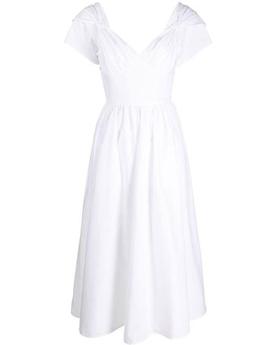 Vivetta Flared Mid-length Dress - White