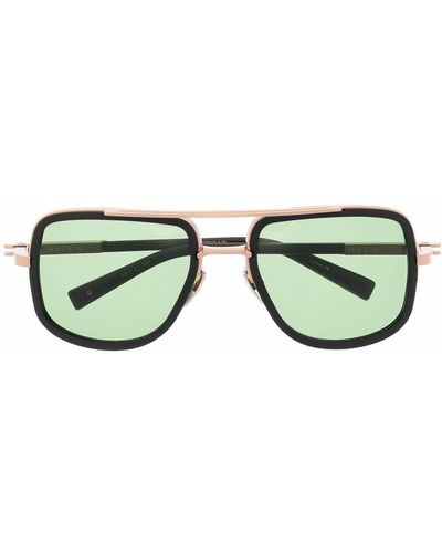 Dita Eyewear Mach-s Pilot-frame Sunglasses - Black