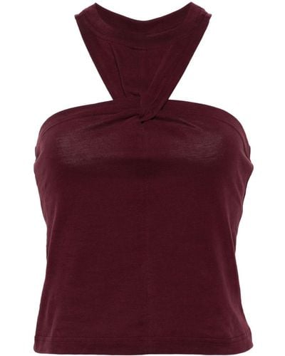 Isabel Marant Schulterfreies Top - Rot