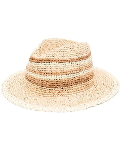 Manebí Sombrero de verano con diseño tejido - Neutro