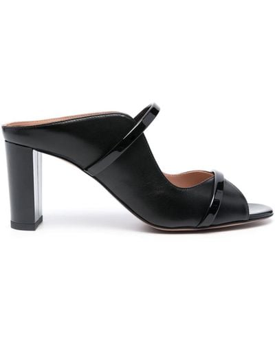 Malone Souliers 80mm Patent-leather Court Shoes - Black