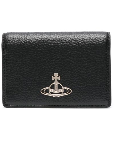 Vivienne Westwood Tarjetero de piel artificial - Negro