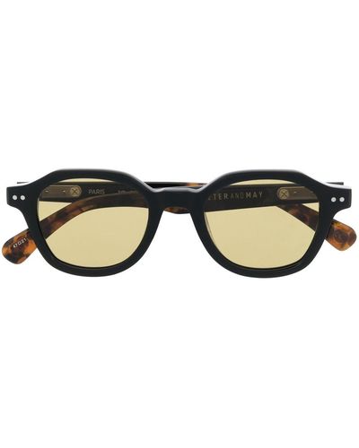 Peter & May Walk Sky Square-frame Sunglasses - Black