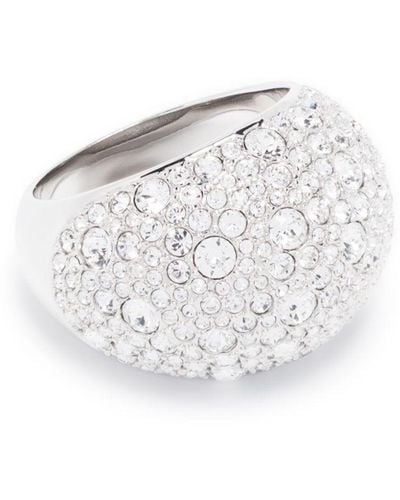 Swarovski Luna Crystal-embellished Ring - White