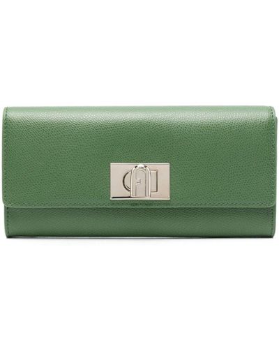Furla 1927 Arch-motif Leather Wallet - Green