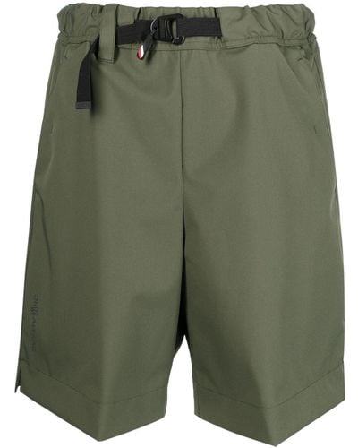 Moncler Pantalones cortos con cinturón - Verde