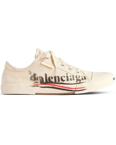 Balenciaga Paris Sneakers aus Canvas - Weiß