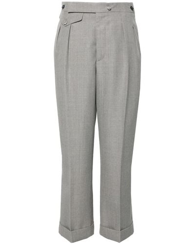 Victoria Beckham High-waist Tailored Trousers - Grey