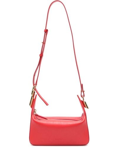 Lanvin Haute Sequence Leather Clutch Bag - Red