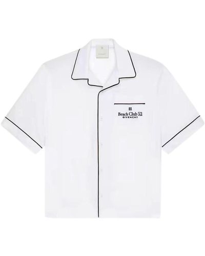 Givenchy Chemise imprimée à manches courtes - Blanc