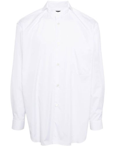 COMME DES GARÇON BLACK Cotton poplin shirt - Weiß