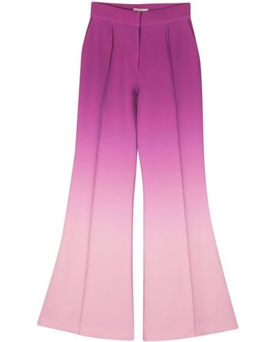 Elie Saab Ombré-effect Trousers - Pink