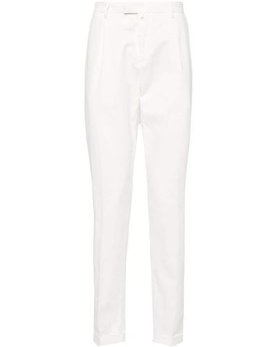 Briglia 1949 Pantaloni chino con pieghe - Bianco
