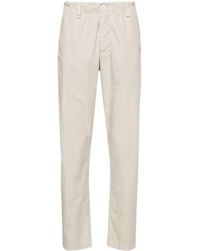 Transit Tapered-leg Cotton Trousers - Natural
