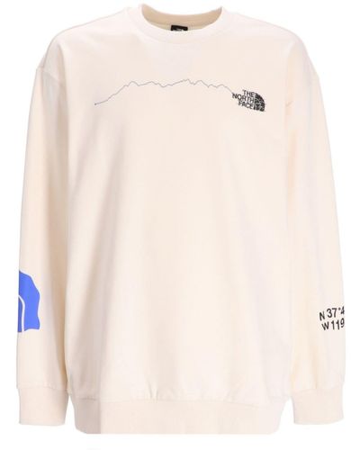 The North Face Graphic-print Cotton Sweatshirt - Natural