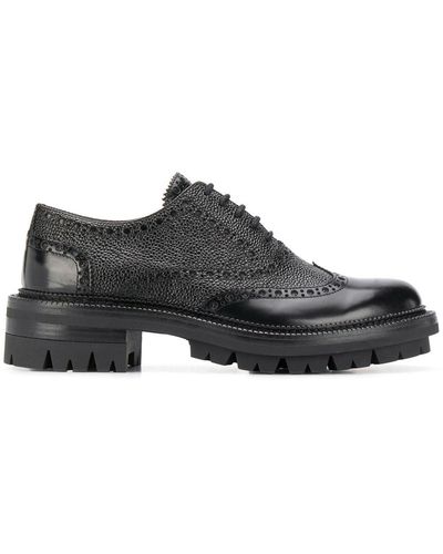 DSquared² Textured-effect Brogues - Black