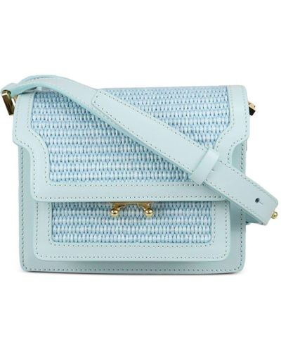 Marni Trunk Schultertasche - Blau