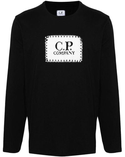 C.P. Company T-shirt Met Logoprint - Zwart