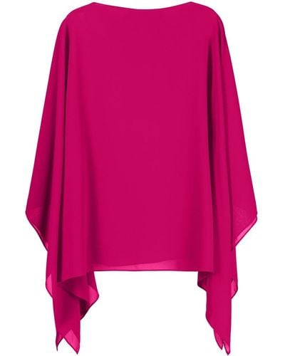 Blanca Vita Long Wide-sleeved Blouse - Pink