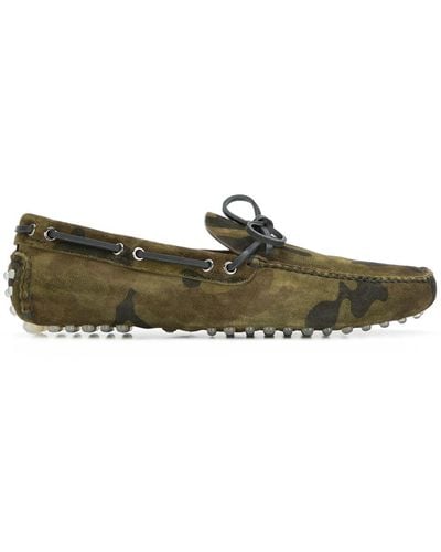 Car Shoe Camouflage Driver Loafers - Green