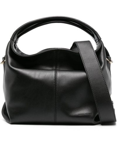 MANU Atelier Mini Gala Leather Tote Bag - Black