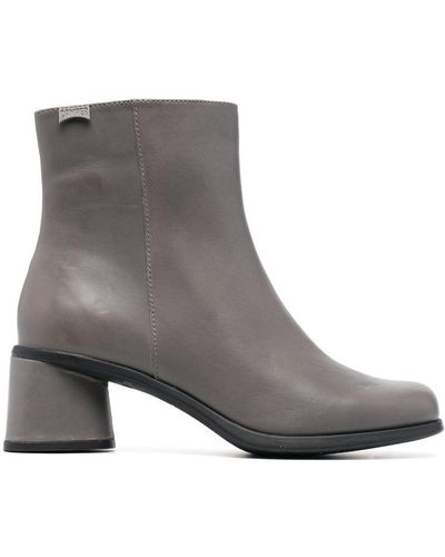 Camper Kiara 70mm Ankle Boots - Gray