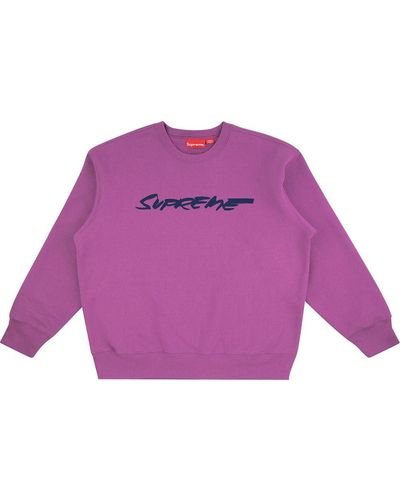 Supreme Sudadera con logo Futura - Morado