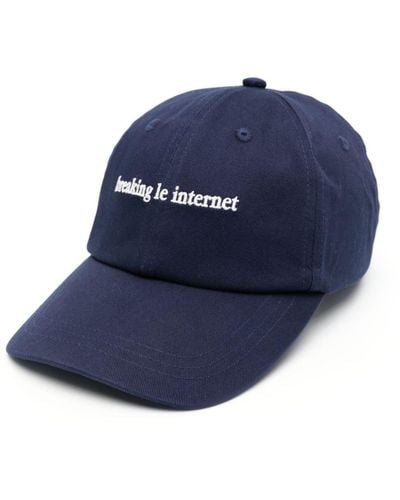 Maison Labiche Cappello da baseball Breaking Le Internet - Blu
