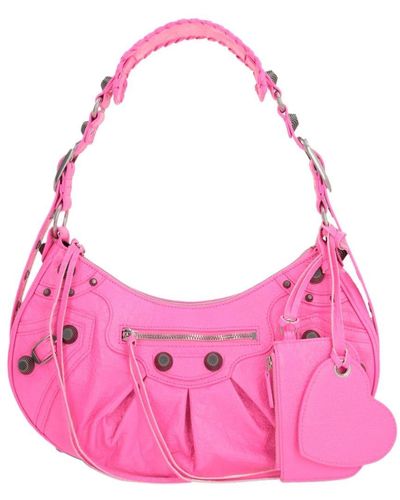 Balenciaga Small Le Cagole Shoulder Bag - Pink