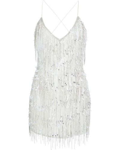 retroféte Haven Embellished Dress - White