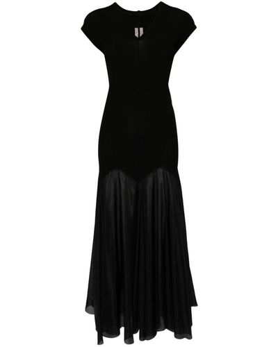Rick Owens Divine パネル ドレス - ブラック