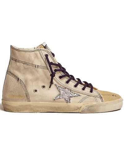 Golden Goose Francy Canvas Trainers - Brown