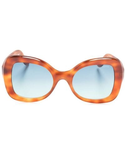LAPIMA Isabel Oversized-frame Sunglasses - Blue