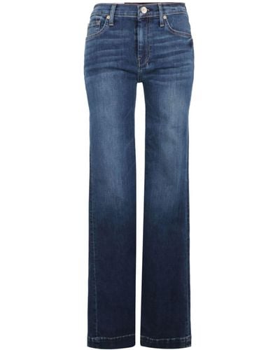 7 For All Mankind Flared Jeans - Blauw