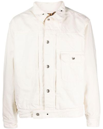 Engineered Garments Front Flap-pocket Denim Jacket - Natural