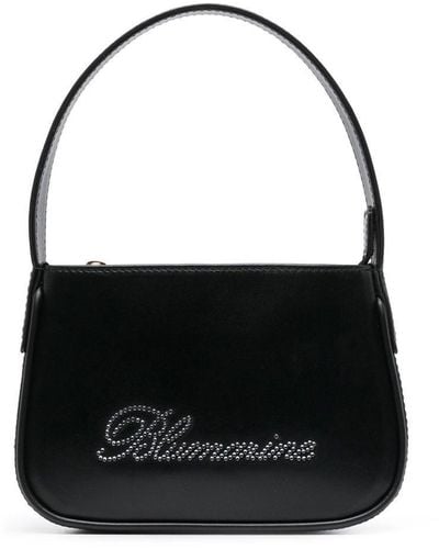 Blumarine Mini Leather Bag - Black