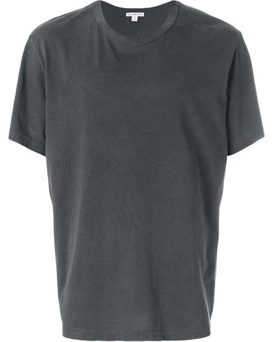 James Perse T-shirt Girocollo In Jersey - Gray