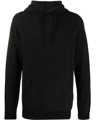 Aspesi Fine Knit Hooded Sweater - Black