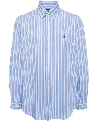 Polo Ralph Lauren Striped long-sleeve shirt - Blau